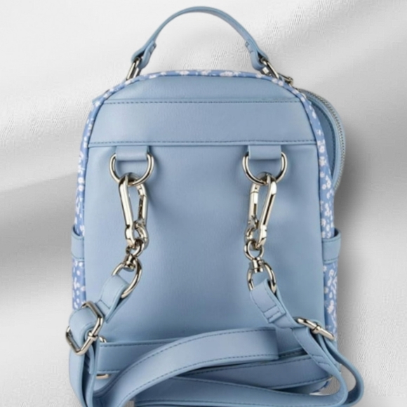 NEW Madden NYC Daisy Floral Zip Chain Mini Backpack - Picture 4 of 6